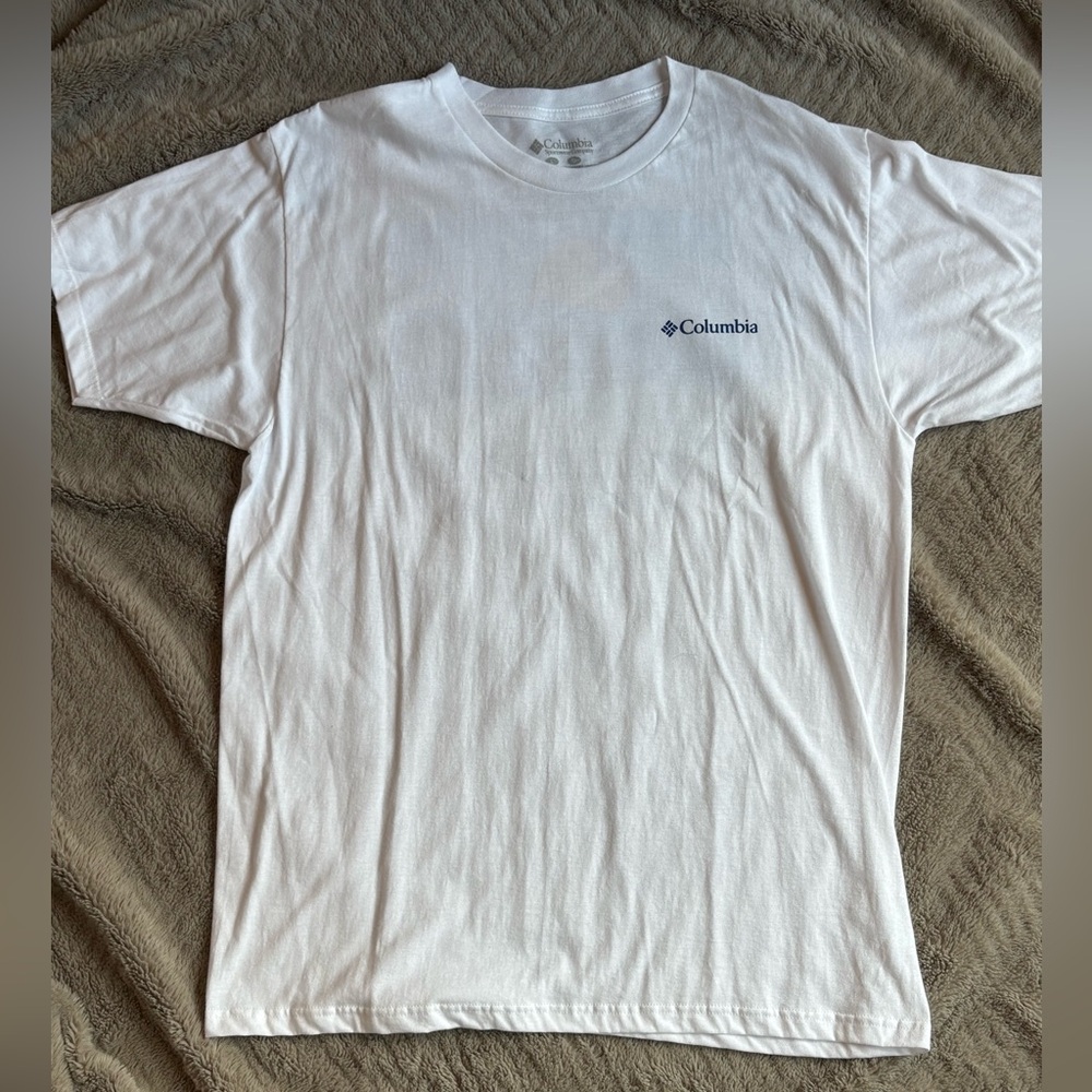 Columbia Men's Classic White Tee sunset